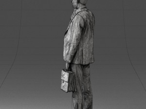 man with phone 0117 3D 模型