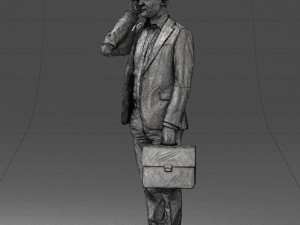 man with phone 0117 3D 模型