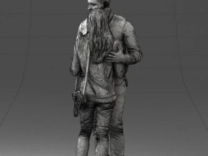 000258 Young Couple Hugging 0316 3D Model