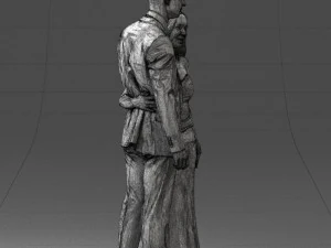 couple in evening clothes 1224 3d print ready 3D Print Model