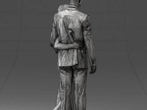 couple in evening clothes 1224 3d print ready 3D Print Model