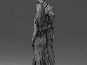 couple in evening clothes 1224 3d print ready 3D Print Model