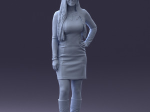 beautiful smile 1125 3d print ready Modello di stampa 3D
