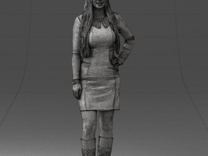 beautiful smile 1125 3d print ready Modello di stampa 3D