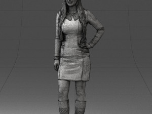beautiful smile 1125 3d print ready Modello di stampa 3D