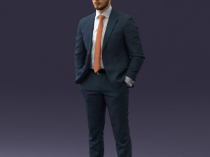 businessman 0225 Model 3D