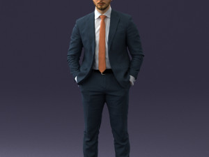 businessman 0225 Model 3D