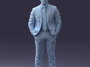 businessman 0225 Model 3D