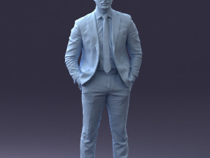 businessman 0225 Model 3D