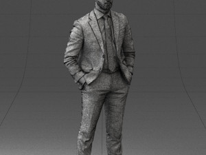 businessman 0225 Model 3D
