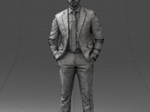 businessman 0225 Model 3D