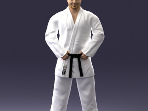 000089 Judo Fighter 1105 3D 모델