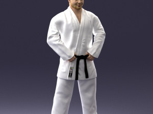 000089 Judo Fighter 1105 3D 모델