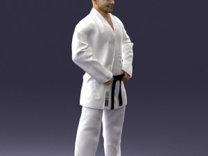 000089 Judo Fighter 1105 3D 모델