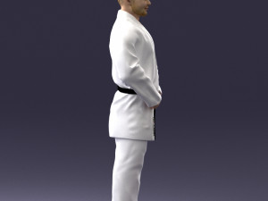 000089 Judo Fighter 1105 3D 모델