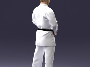 000089 Judo Fighter 1105 3D 모델