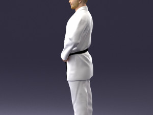000089 Judo Fighter 1105 3D 모델