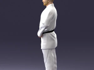 000089 Judo Fighter 1105 3D Model