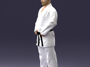 000089 Judo Fighter 1105 3D 모델
