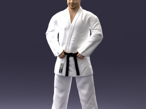 000089 Judo Fighter 1105 3D 모델