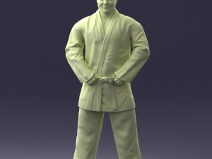 000089 Judo Fighter 1105 3D 모델