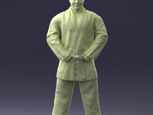 000089 Judo Fighter 1105 3D 모델