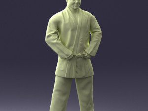 000089 Judo Fighter 1105 3D 모델