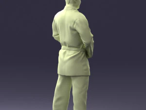 000089 Judo Fighter 1105 3D Model