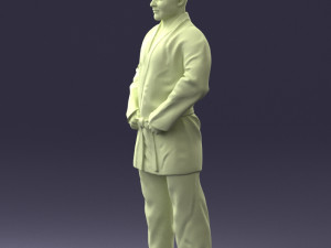 000089 Judo Fighter 1105 3D 모델