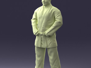 000089 Judo Fighter 1105 3D 모델
