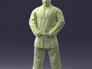 000089 Judo Fighter 1105 3D 모델