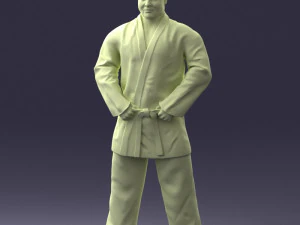 000089 Judo Fighter 1105 3D Model