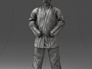 000089 Judo Fighter 1105 3D 모델