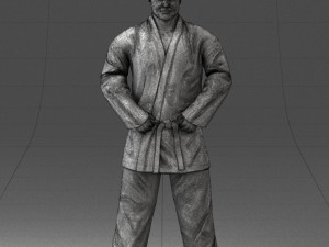 000089 Judo Fighter 1105 3D 모델