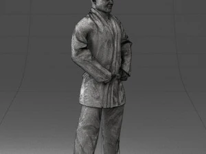 000089 Judo Fighter 1105 3D Model