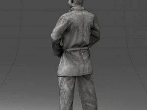 000089 Judo Fighter 1105 3D Model