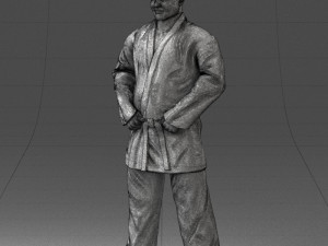 000089 Judo Fighter 1105 3D 모델