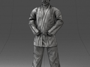 000089 Judo Fighter 1105 3D 모델