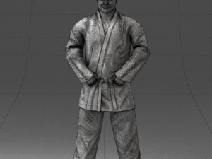 000089 Judo Fighter 1105 3D 모델