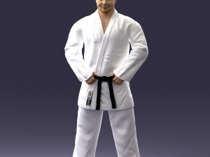 000089 Judo Fighter 1105 3dp Model do druku 3D
