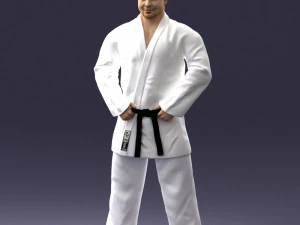 000089 Judo Fighter 1105 3dp 3D Print Model