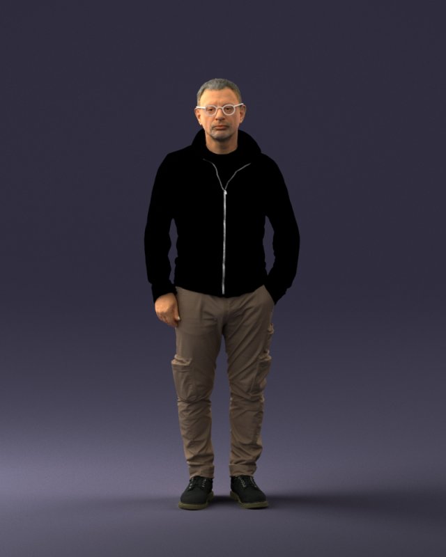 maninkhakipants1008obj Model do druku 3D .c4d .max .obj .3ds .fbx .stl .blend 