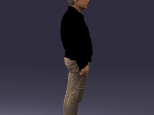 maninkhakipants1008obj Model do druku 3D