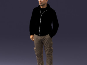 maninkhakipants1008obj Model do druku 3D