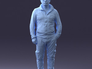 maninkhakipants1008obj Model do druku 3D