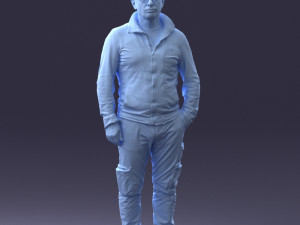 maninkhakipants1008obj Model do druku 3D