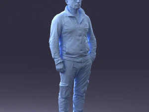 maninkhakipants1008obj 3D Print Model