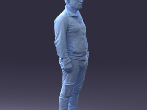 maninkhakipants1008obj Model do druku 3D