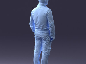 maninkhakipants1008obj Model do druku 3D