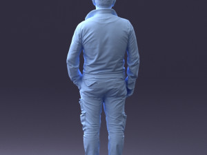 maninkhakipants1008obj Model do druku 3D